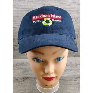 Mackinac Island Public Works Adjustable Strap Baseball Style Hat-Michigan-Unique